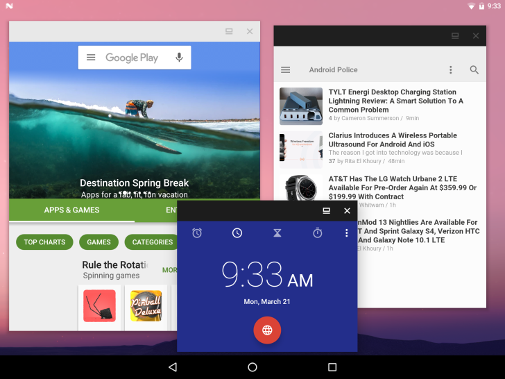 Android N, toleo lijalo la Android – Fungua na tazama apps mbalimbali kwa wakati mmoja