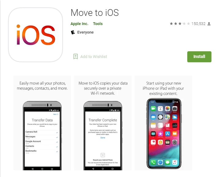 App Ya Move To iOS